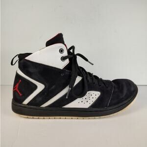 Nike Jordan Flight Legend Off-Court Shoe Black/Gym Red-White AA2526 023 Sz 11.5